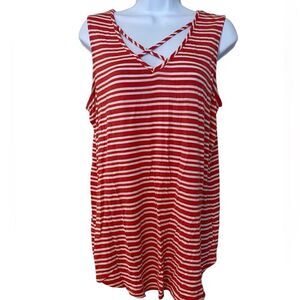 Colette Leche Cross Front Detail Knit Top